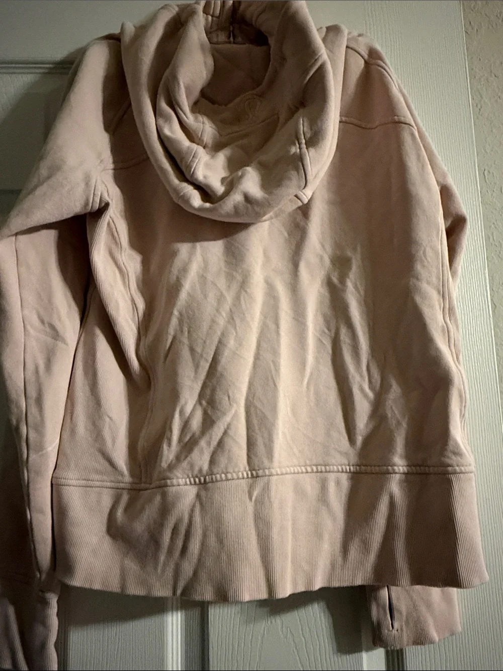 lulemon Scuba Full Zip Hoodie Light Pink Size 14